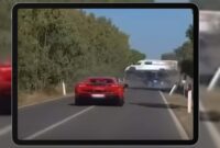 Ferrari And Lamborghini Crash Into Camper In Sardinia With Tragic