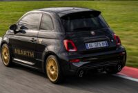 This Abarth 695 Has Gold Wheels And Stacked Exhaust Tips